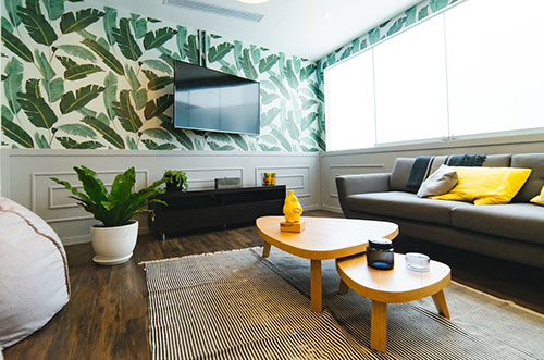 Interiorismo suelo en madera